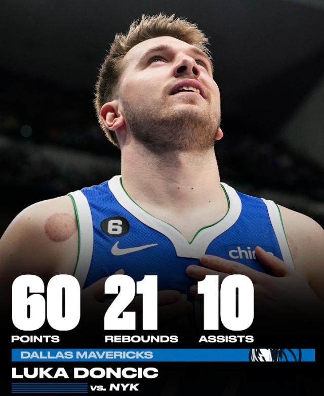 开云体育app-历史唯一60+20+10！神奇小子东契奇导演奇迹之夜